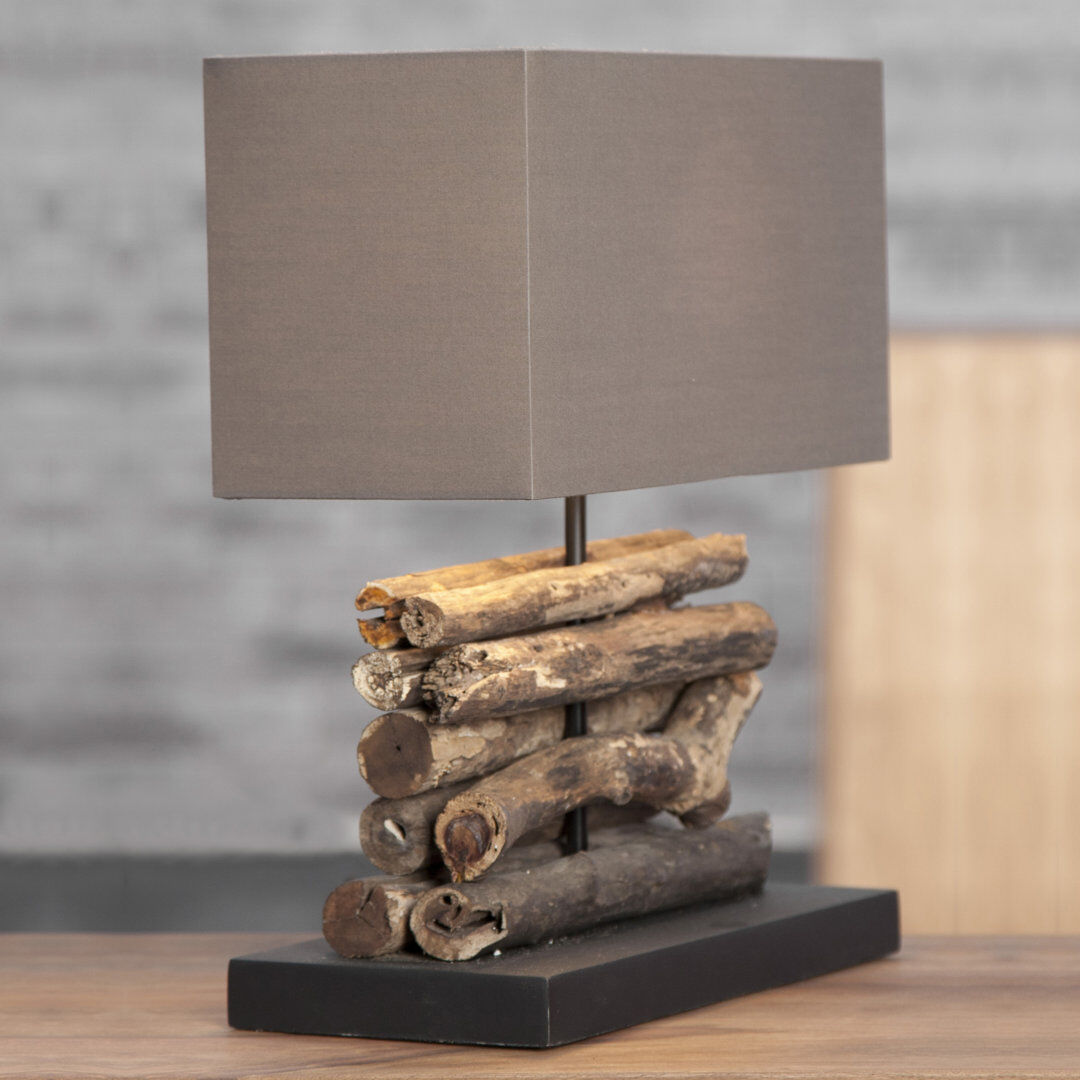 Union Rustic Nyla 40cm Light Brown Novelty Table Lamp Light Brown 40cm H X 35cm W X 15cm D