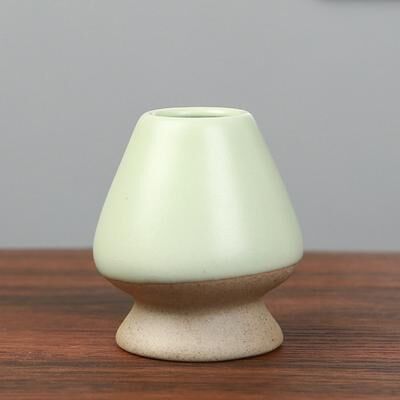 Perfect Picks Market Ceramic Matcha Whisk Holder Stand Japanese Matcha Whisk Holder For Bamboo Chasen Care cyan
