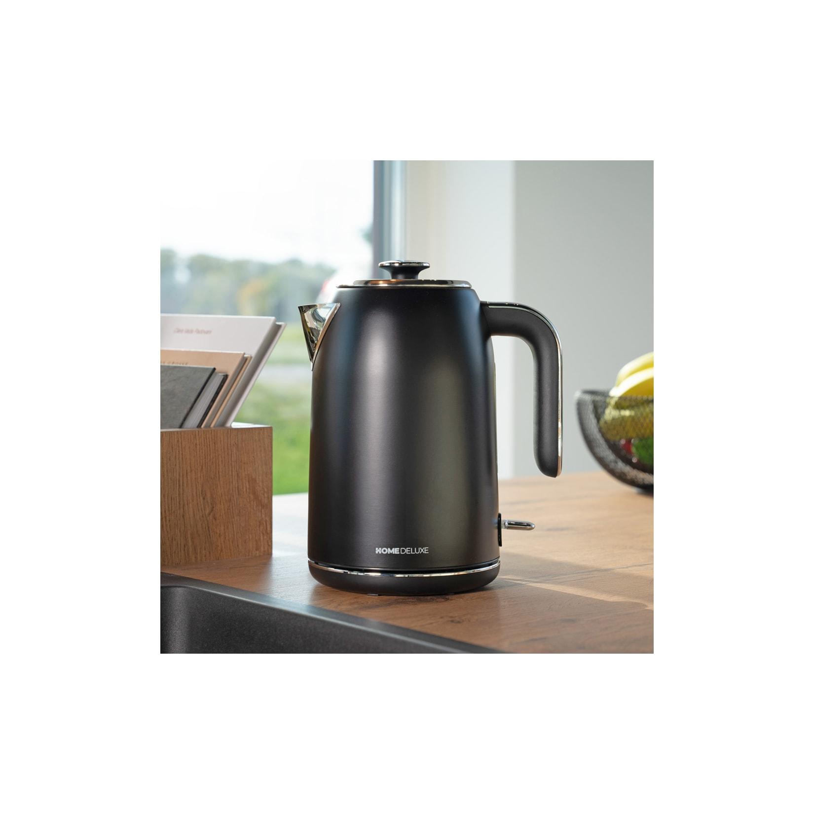 HOME DELUXE Wasserkocher NOBLE - Matt Schwarz