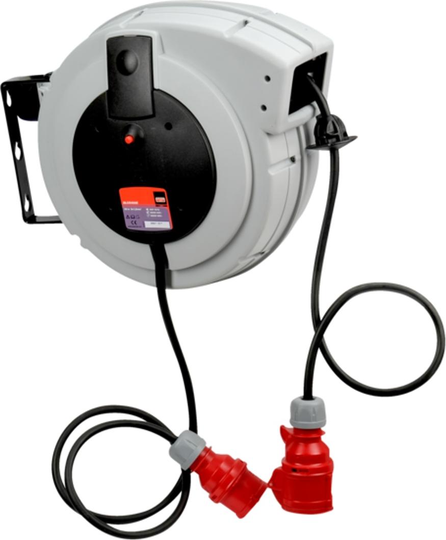 Bahco Dreiphasen-kabeltrommel Ohne Lampe 400v Silber Silber One Size