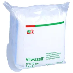 Vliwazell Saugkompressen unsteril 10x10 cm