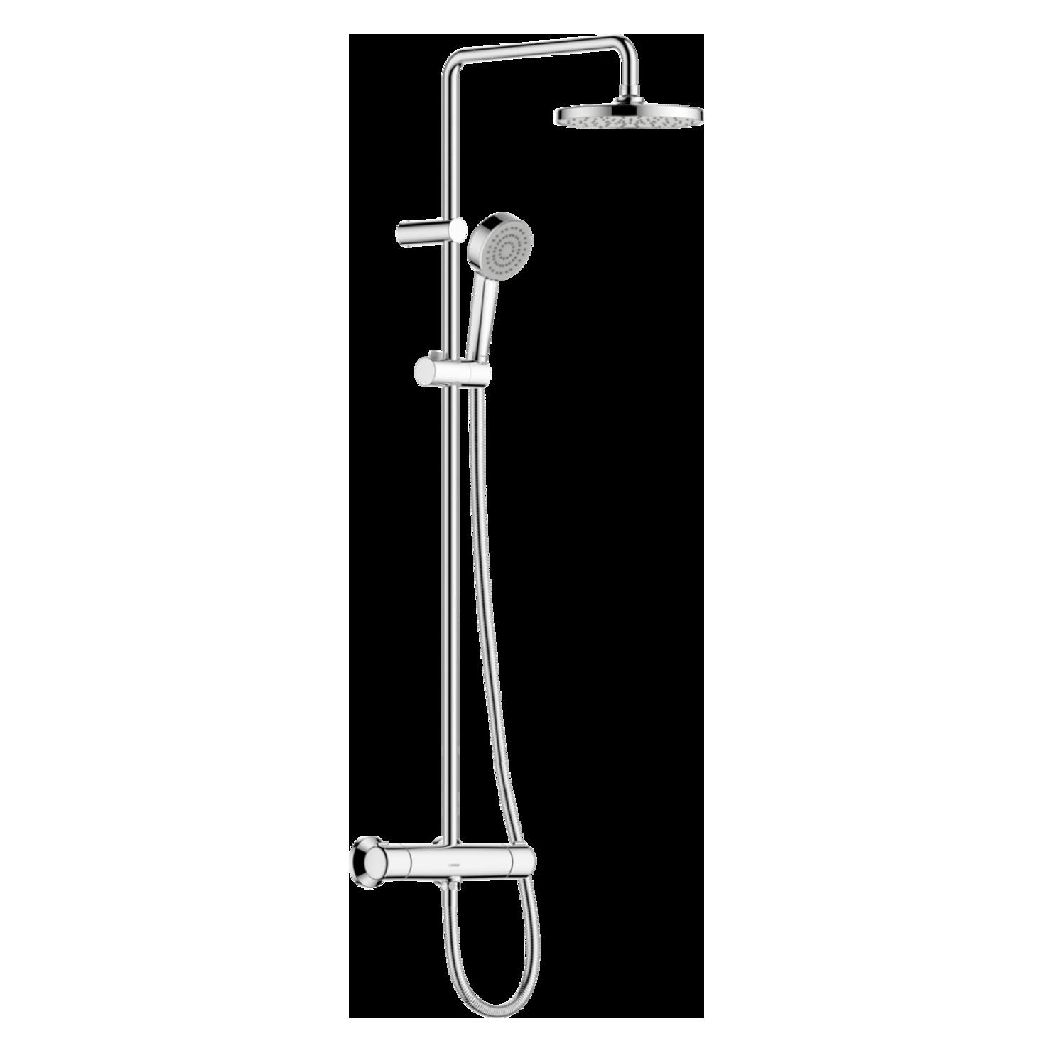 Hansa Basic Brause-Thermostat Duschsystem für Wandmontage (55350110)