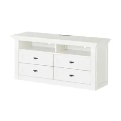 maison bleue TV-Element  Petit Chalet ¦ weiß ¦ Maße (cm): B: 136 H: 64 T: 44.0