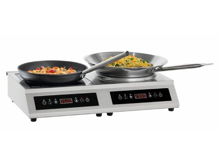 Bartscher Doppel-Induktionskochplatte Induktionskocher Wok-Kombi IKIW 70, 105800
