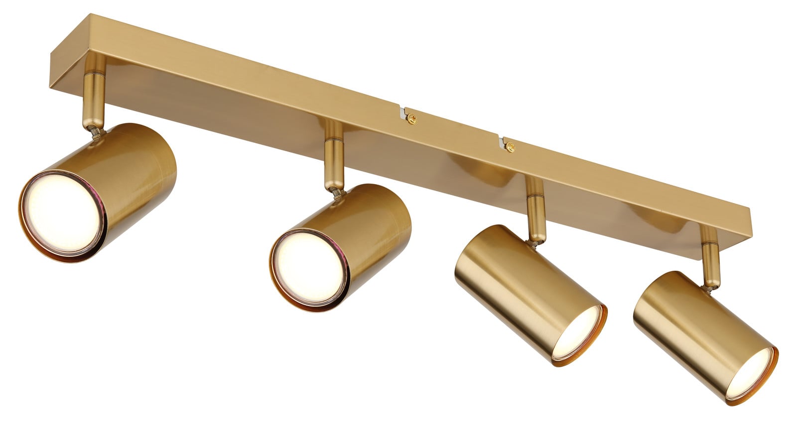 Globo Lighting Plafondlamp Robby 4-lichts goud/messing metaal