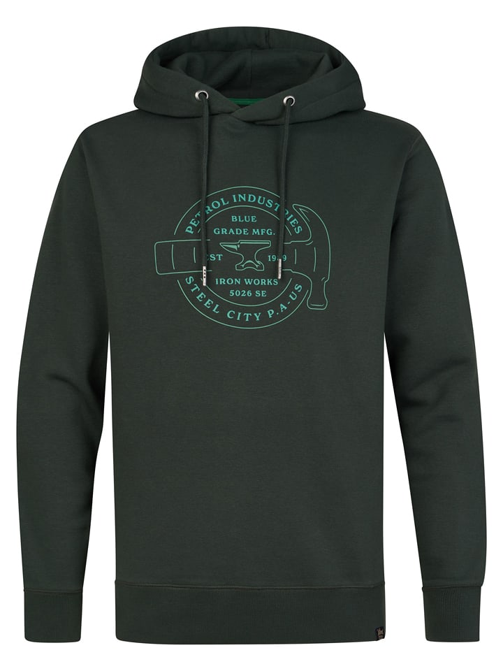Petrol Industries Hoodie in Grün - XL
