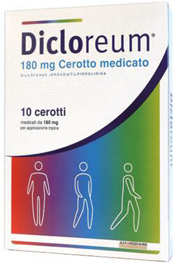 Alfasigma Dicloreum Antinfiammatorio Locale 180 Mg 10 Cerotti medicati