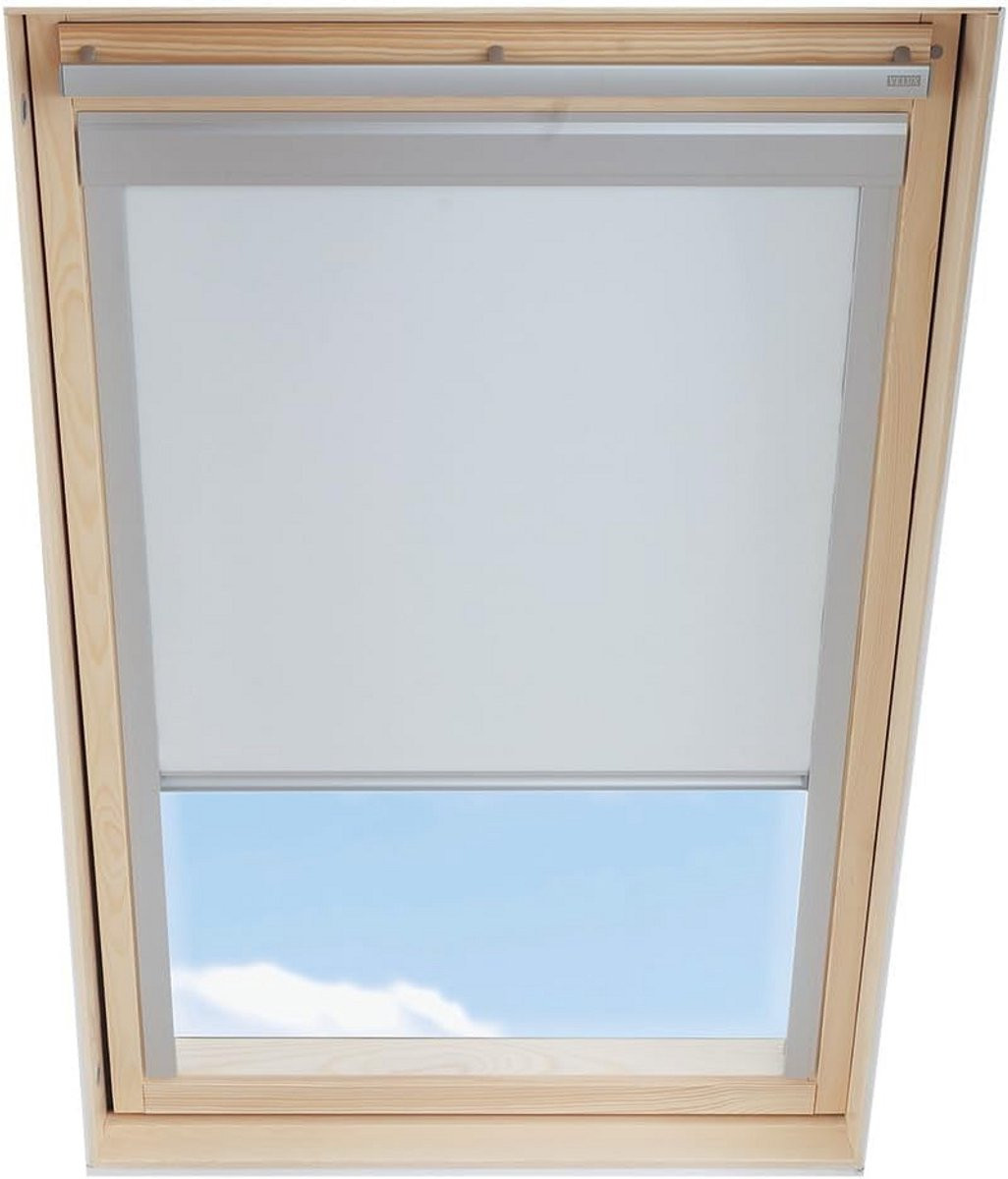 Verduisterend Rolgordijn voor Dakraam Geschikt voor VELUX MK08 Handbediend Wit