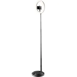 Cellularline Selfie Ring Compact - Universale, Selfie Stick, Schwarz
