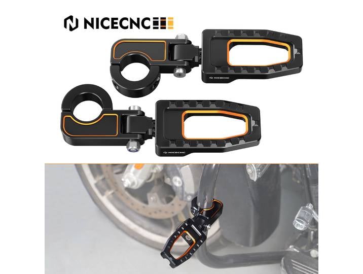 Repose-pieds d'autoroute pour Harley Fat Boy Street Bob FXBB Fat Bob Breakout 107 114 Heritage Softail Classic FXST, 1-1/4 pouces, 32mm