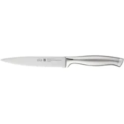 RÖSLE Universalmesser Basic Line Wellenschliff 13cm - silber