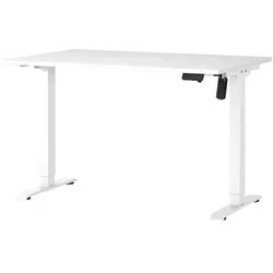 Germania-Werke Schreibtisch höhenverstellbar (elektrisch) »Profiline II« 120 cm weiß, 120x119x80 cm