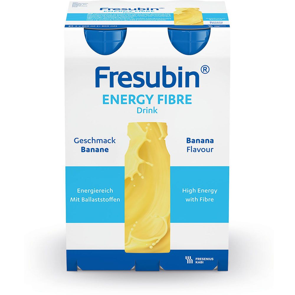 Fresubin Energy Fibre Drink Banane Trinkflasche 800 ml Lösung
