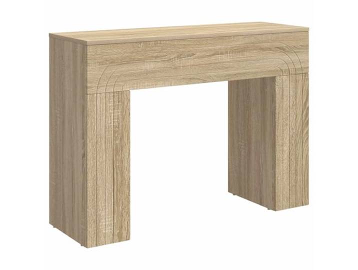 KDACVBMG Couchtisch, Sonoma-Eiche, 102 x 35 x 75 cm, Ingenieurholz Rechteckiges Design, quadratische Beine, multifunktionale Verwendung, einfache Wartung, modernes Interieur
