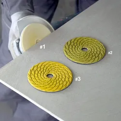 DiSTAR Cool PAD - Polierscheiben (3 verschiedene Stärken) - # 3 (Körnung 400 / 800 / 1000)