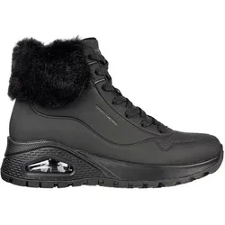 SKECHERS Damen Freizeitschuhe UNO RUGGED - FALL AIR, Größe 38 in Schwarz Schwarz