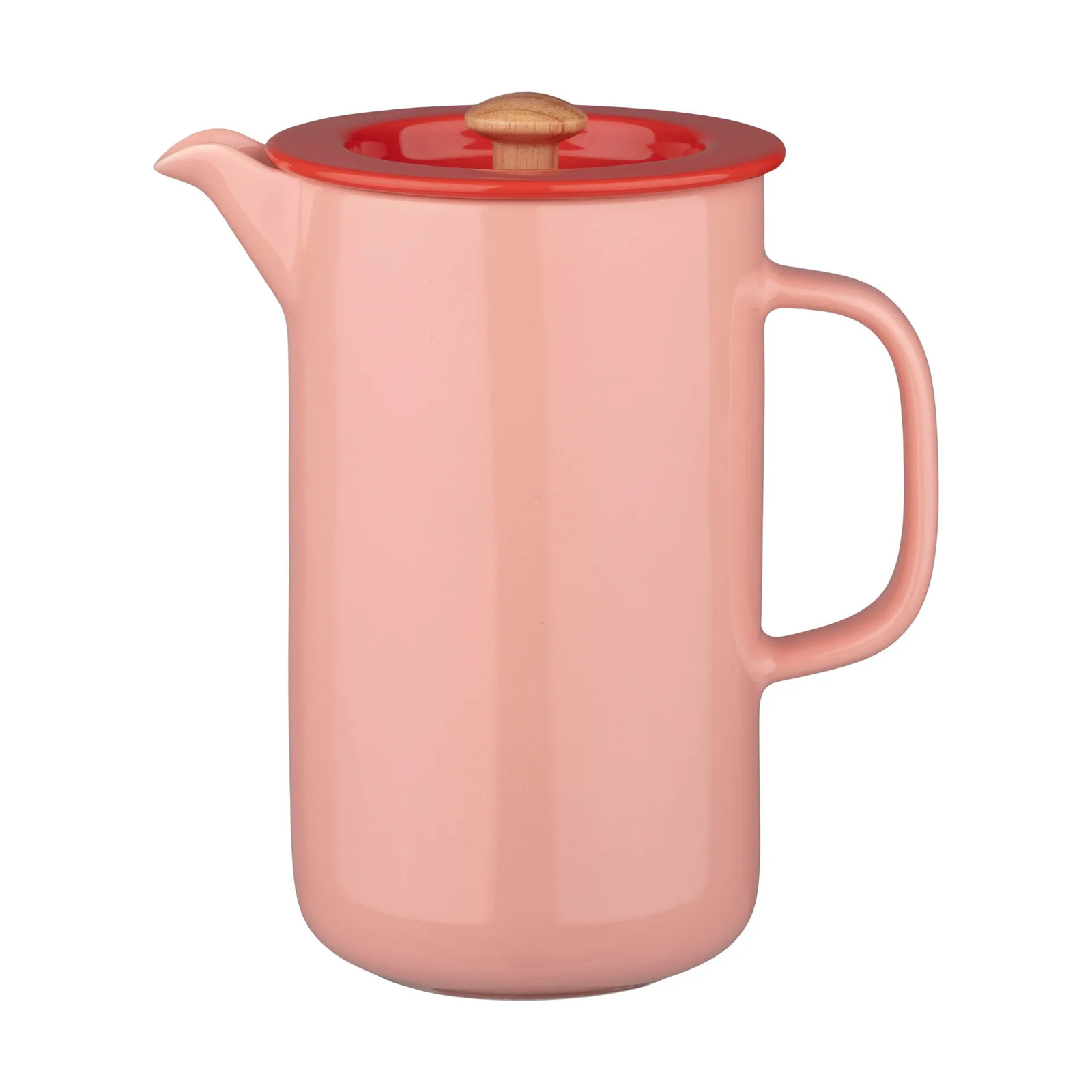Marimekko Oiva cafetière Salmon red-tomato red