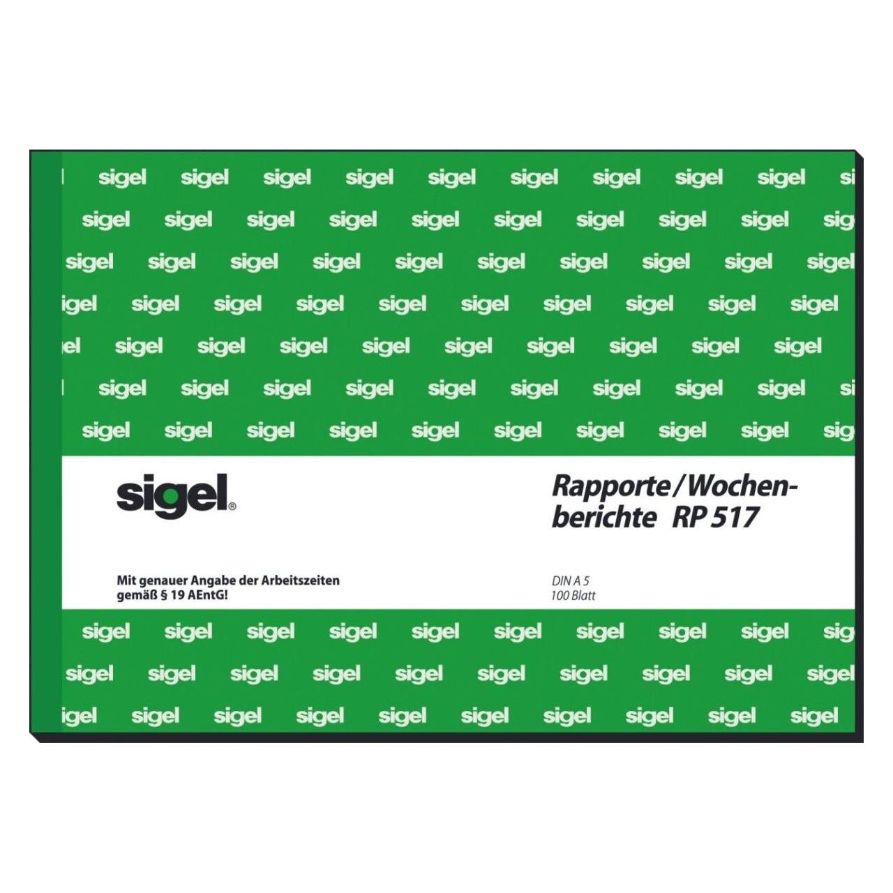 Sigel Rapporte/Wochenberichte (100x) (RP517)
