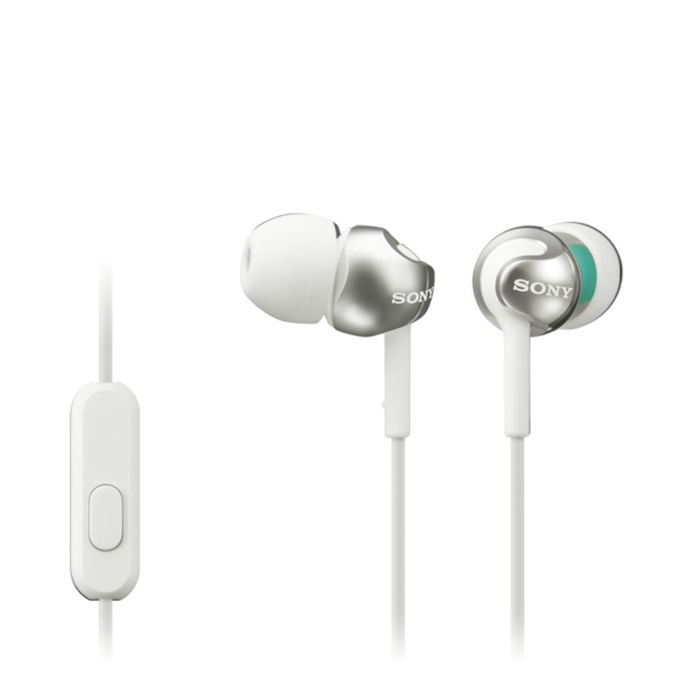 Sony MDR-EX110AP In-Ear Kopfhörer kabelgebunden (Weiß) MDR-EX110APW