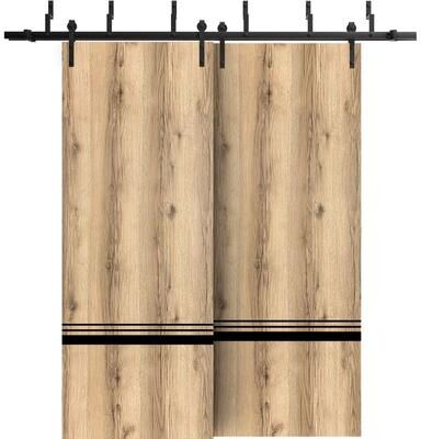 SARTODOORS Planum 0012 Oak Wood Sliding Barn Door