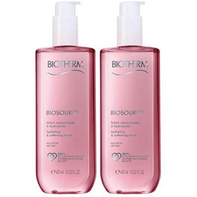 Biotherm Biosource Reinigungslotion trockene Haut x2 2x400 ml Lotion