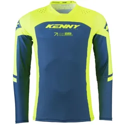 Kenny, Unisex, Velotrikot, Performance (S), Gelb, Blau, S