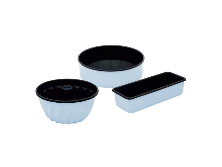 Riess Backformen-Set Emailie 3-teilig Hellblau