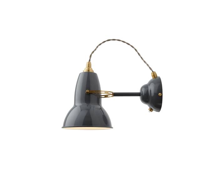 Anglepoise - Applique orientable 1227 - Gris - Laiton - Designer George Carwardine