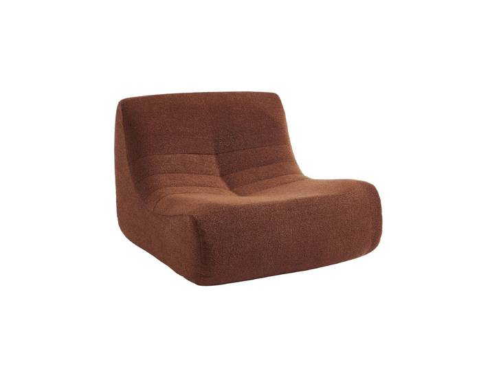 Sweeek Chauffeuse compressée bouclette texturée 1 place SOKOL Rouge Terracotta