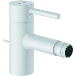 KLUDI BOZZ Bidet-Einhandmischer, Einlochmontage, Auslaufhöhe 60mm, 385335376, Farbe: Mattweiß