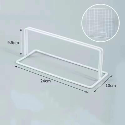 Inspired Living Modern Grid Panel Display Hooks Metal Grid Wall Display Brackets For Photo Art And Jewelry Booths white Base l