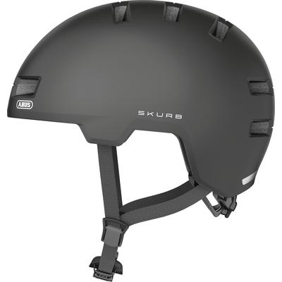 Fahrradhelm ABUS "SKURB" Gr. S, grau (titan), Helme, S Kopfumfang: 52cm - 56cm