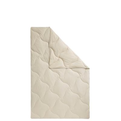Naturfaserbettdecke FAN "TENCEL™ Leinen", beige (creme), B:135cm L:200cm, Bezug: 100% Baumwolle. Füllung: 50% Leinen, 50% Lyocell (TENCEL™), Bettdecken, natürlich, kühlendes Schlafklima