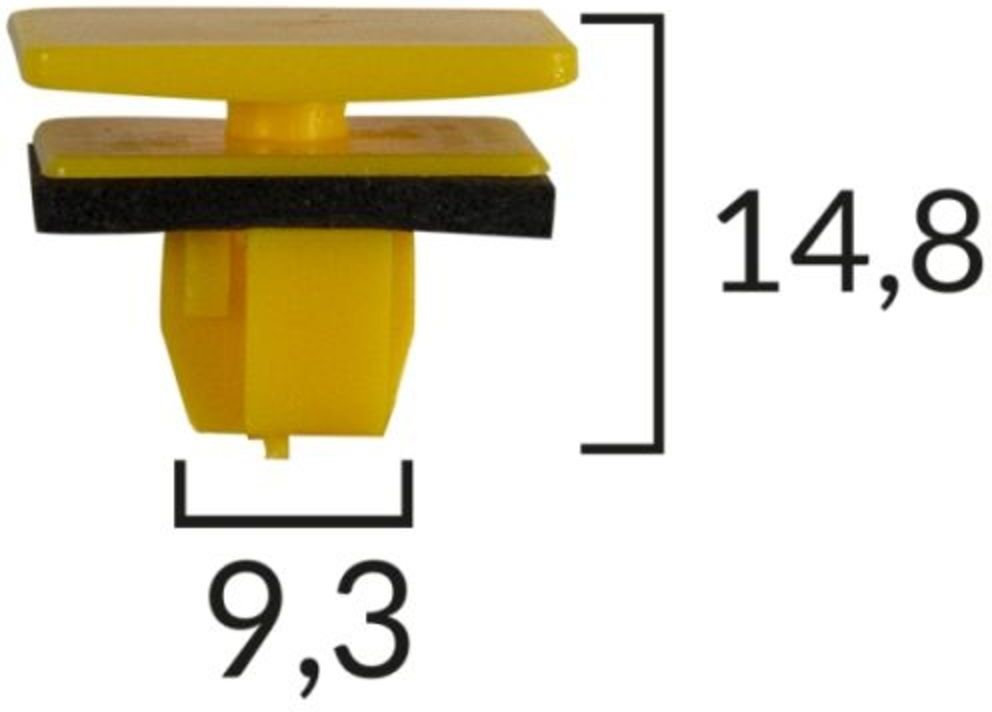 Clip ROMIX ROM 80106, 10 Stück