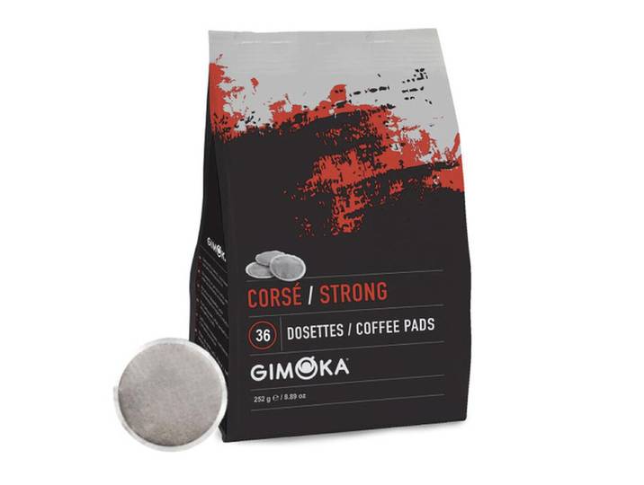 GIMOKA Senseo Compatible Coffee Pods STRONG/CORSE' 36 pods 252 g