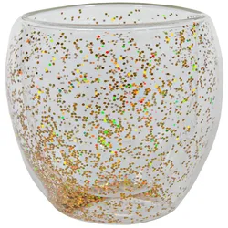 Trinkglas KONFETTI gold