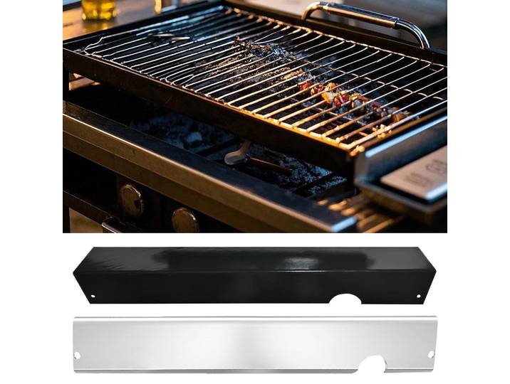 Bouclier de plaque chauffante réglable pour gril, 5 pièces, pièces de rechange pour tente thermique pour barbecue, plaque chauffante pour gril à gaz, couvercle de brûleur de tente