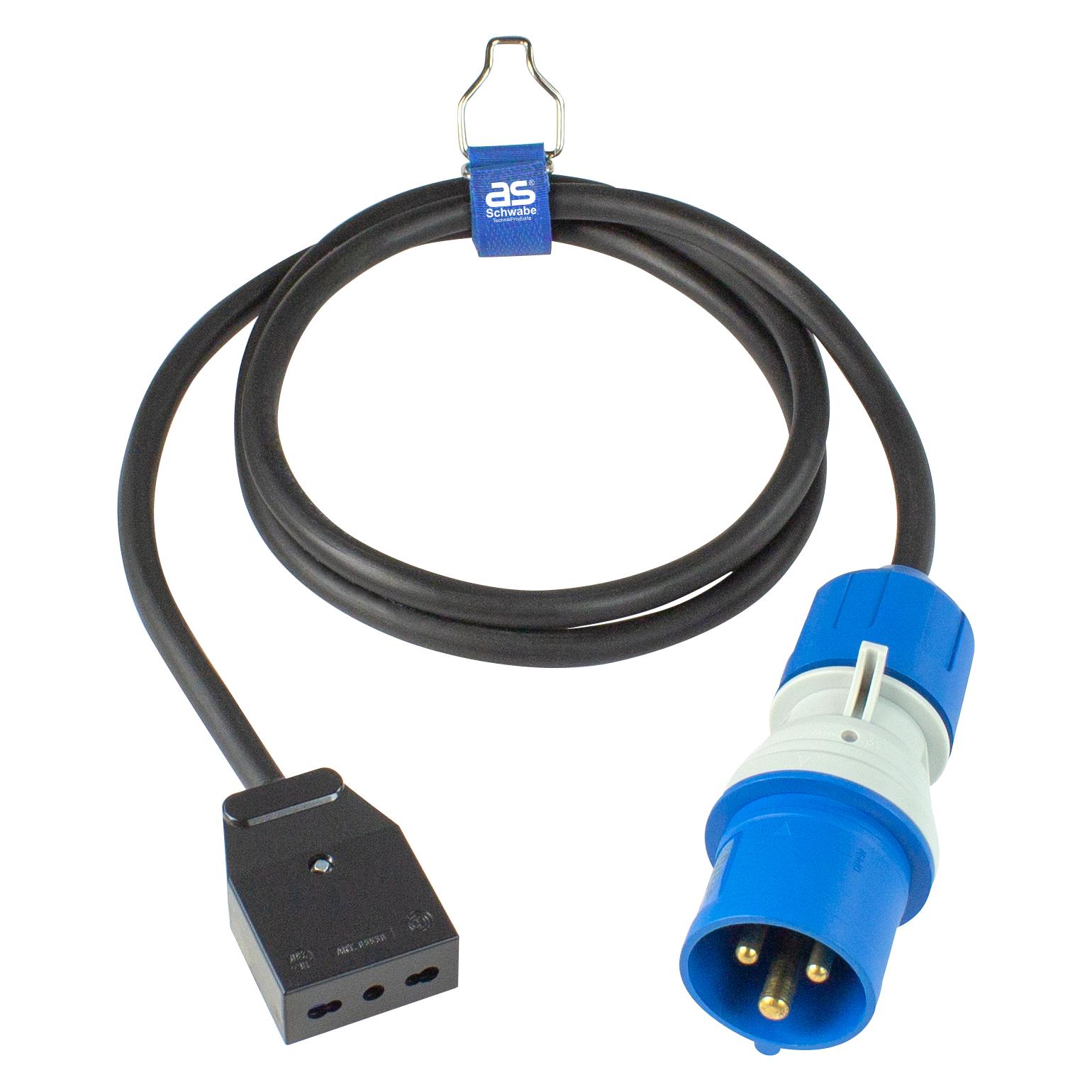 As - Schwabe CEE Adapterleitung Italienischer Standard Typ L (Typ 12) (360488)