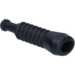 Kalitec 100 Stück KALI01022 Superseal Gummitülle 2-polig mit Knickschutzlamellen, Elektronikkabel + Stecker, Schwarz
