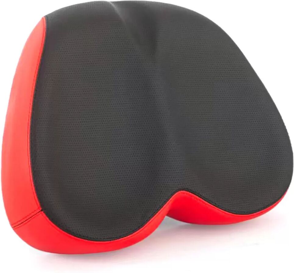 INF Ergonomischer Komfort Gel Fahrradsattel - Druckentlastung & Stoßdämpfender Fahrradsitz Rot