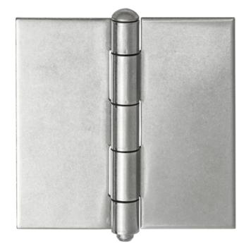 Vormann Tür-Scharnier,kantig,B63xH63mm,gerollt,edelstahl,rostfrei (230405)