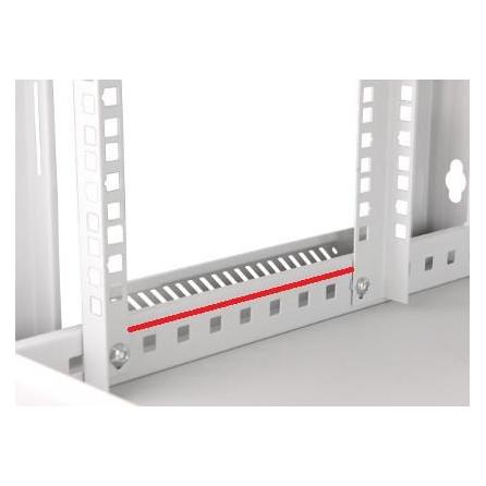 Getfort SZAFA RACK ECO v2 19 Zoll 6U 600×450, Hängeversion, grau (6 HE, 19 Zoll Rack) (GETFORT)
