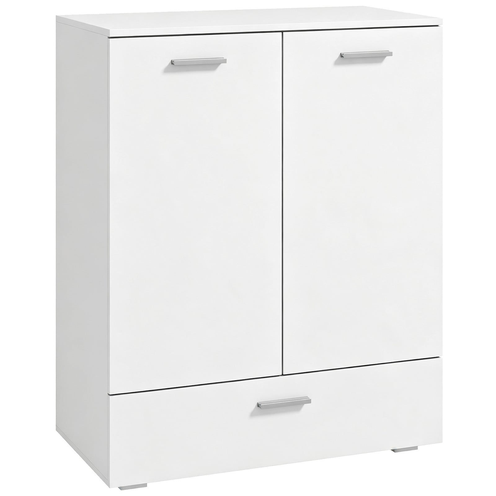 HOMCOM Modern dressoir met lade en verstelbare plank, wit