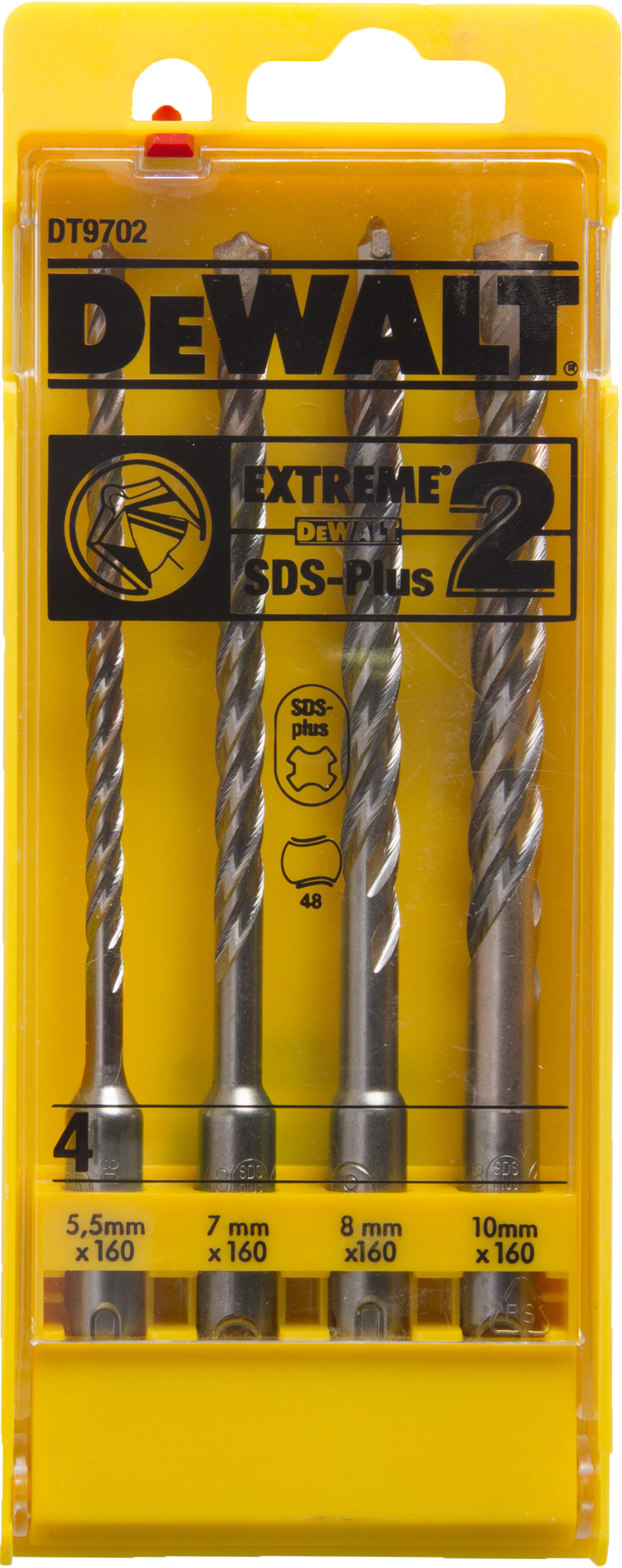 Hammerbohrer-Set DEWALT 4-tlg. SDS-plus DT9702-QZ