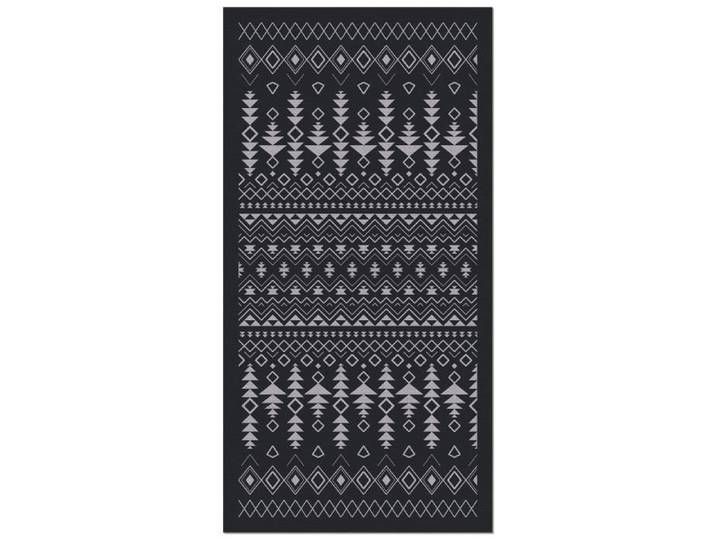 Tapis Extérieur Panorama Balinais Noire 60x250 cm - Tapis Vinyle pour Balcon et Jardin