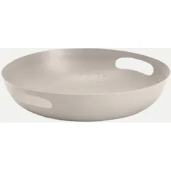 Metal Bowl L, Naledi 25x8 Grau
