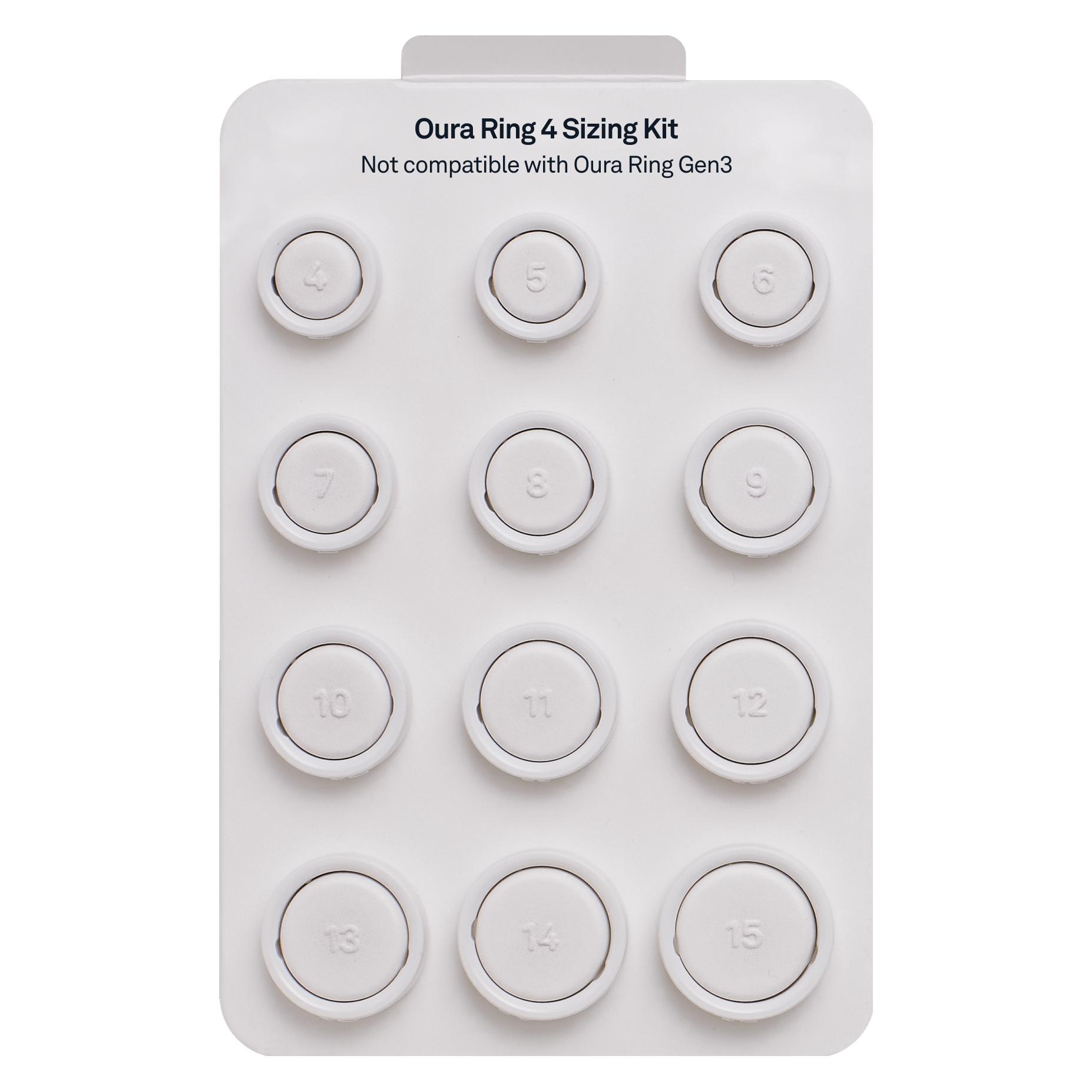Oura Ring 4 Sizing Kit (JZ98-54867)