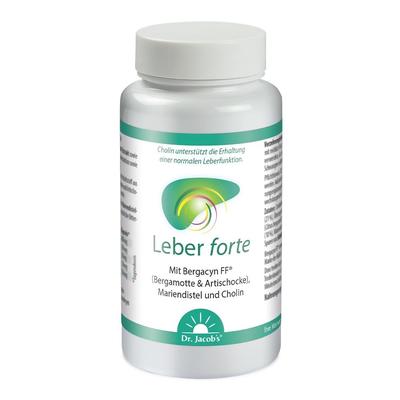 Leber Forte Bergamot Mariendistel Cholin Dr.Jacobs 60 St Kapseln
