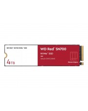 Western Digital WD Red SN700 NVMe SSD Festplatte 4 TB für NAS-Geräte 24/7-NAS-Workloads Dauerhaltbarkeit von bis zu 5.100 TBW (WDS400T1R0C)