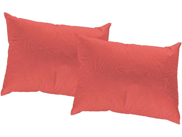 Dekokissen ADAM Uni Light Collection , rot (rot, unifarben), B:60cm L:40cm, Obermaterial: 100% Baumwolle, Dekokissen_Sitzkissen_Kissenhüllen, Dekokissen, im Uni Design
